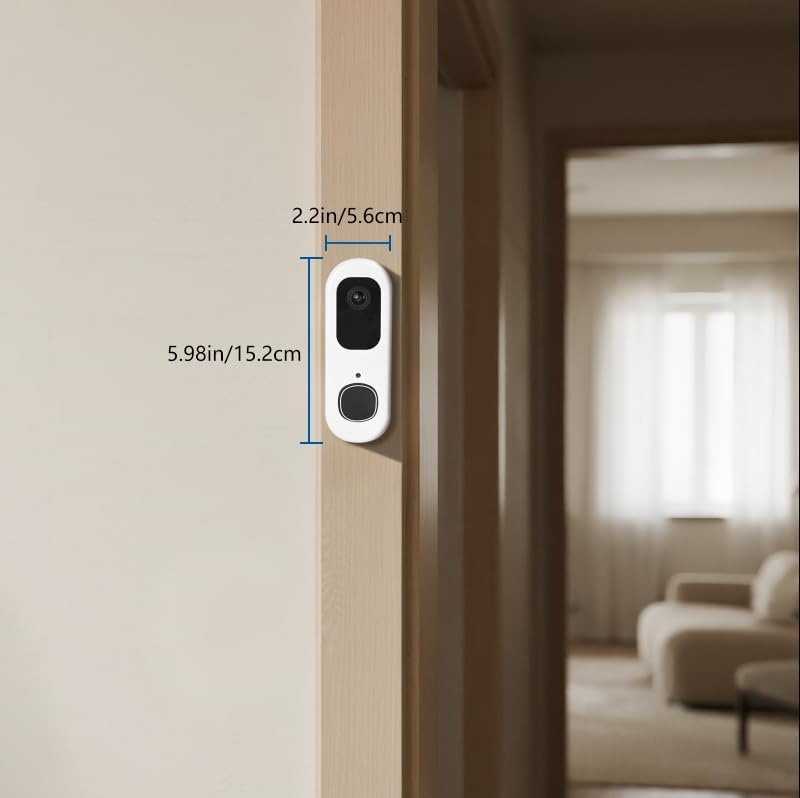 ALERTCAM Anti-Theft Doorbell Bracket for Arlo Video Doorbell 2K (2nd Gen), Easy No-Drill Mounting Bracket, Weatherproof Protection for Arlo Doorbell Camera, Ideal for Homes, Apartments, Rentals - Image 3